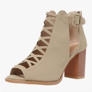 BORAMAX Womens Open Toe Heel Sandal 🔥 Brand New 🔥 Size 9M